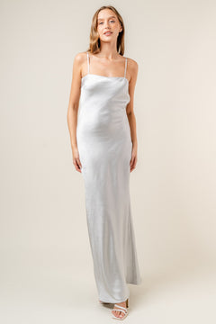 Heavenly Haze Dress | Silver