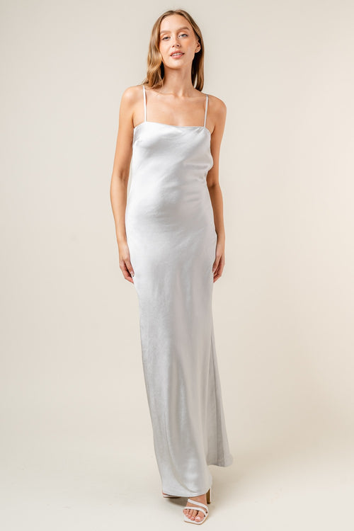 Heavenly Haze Dress | Silver