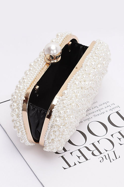 Pearl Wonder Clutch | Ivory