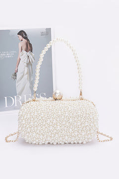 Pearl Wonder Clutch | Ivory