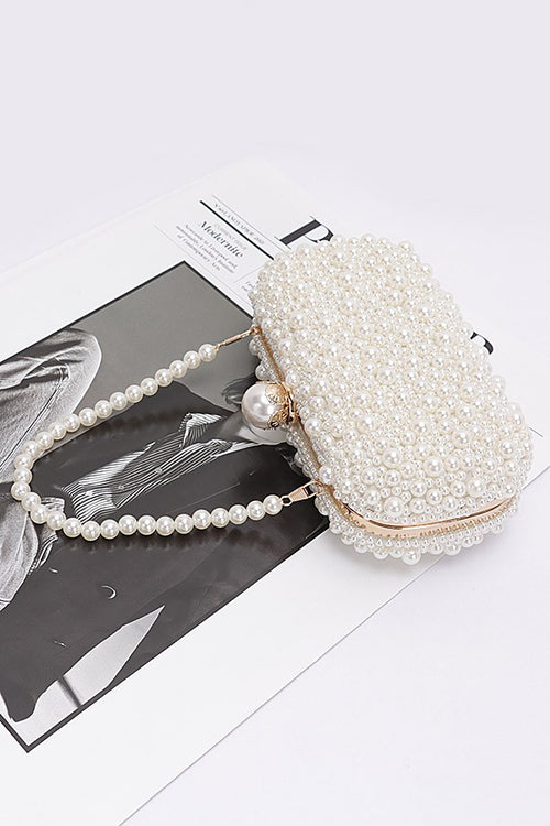 Pearl Wonder Clutch | Ivory