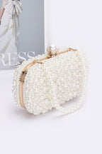 Pearl Wonder Clutch | Ivory