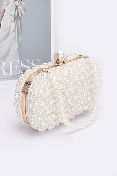 Pearl Wonder Clutch | Ivory