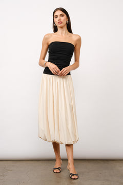 Modern Muse Dress | Black/Nude