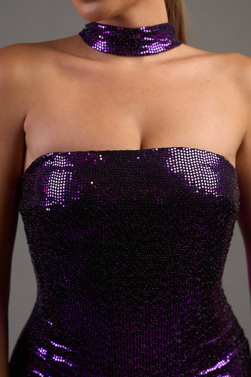 Cancun Night Dress | Purple