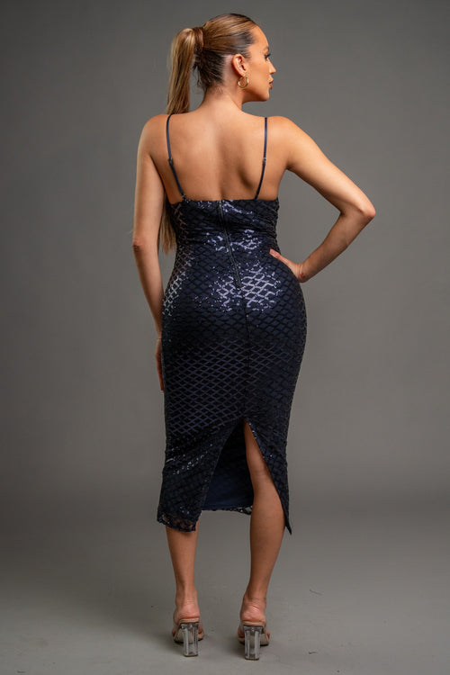 Dance the Night Away Dress | Navy