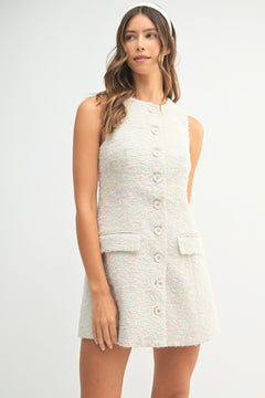 Tres Chic Dress | Ivory/Multi