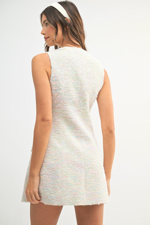 Tres Chic Dress | Ivory/Multi