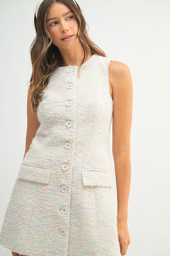 Tres Chic Dress | Ivory/Multi