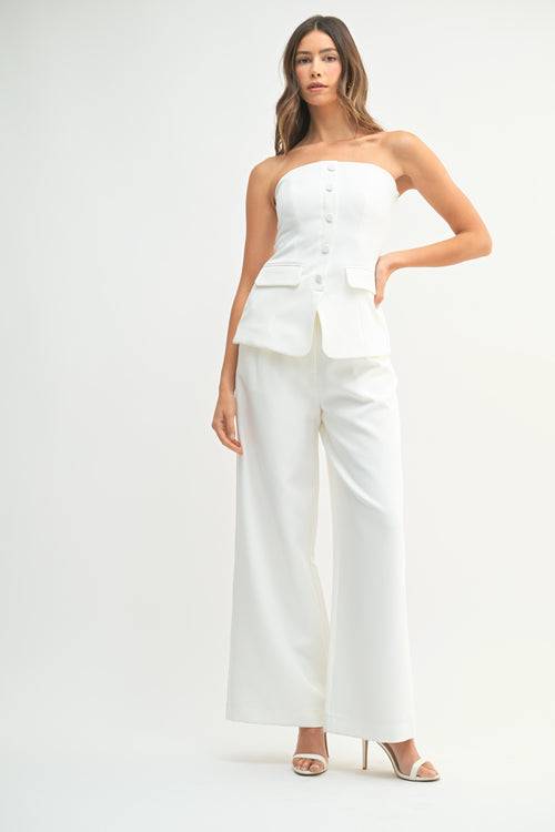 My Own Boss Two-Piece Set | Ivory