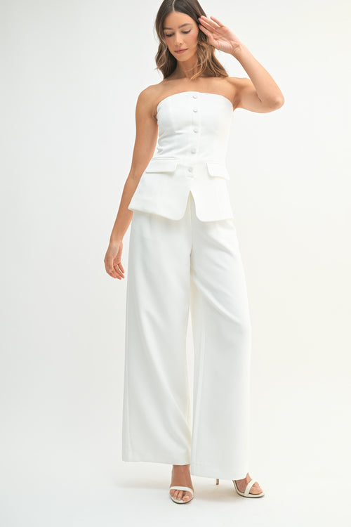 My Own Boss Two-Piece Set | Ivory