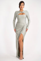 The Amelina Dress | Sage