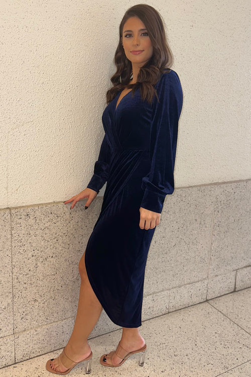 The Sofia Dress (Navy)