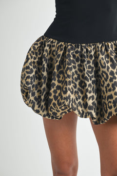 Leopard Vibes Dress | Black/Multi