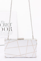 Let's Go Dancing Clutch | Silver