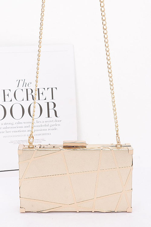 Let's Go Dancing Clutch | Silver