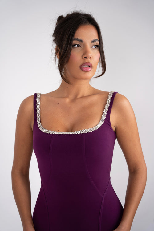The Yasmine Dress | Purple