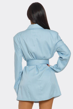 She's the Boss Blazer Dress | Blue (FINAL SALE)
