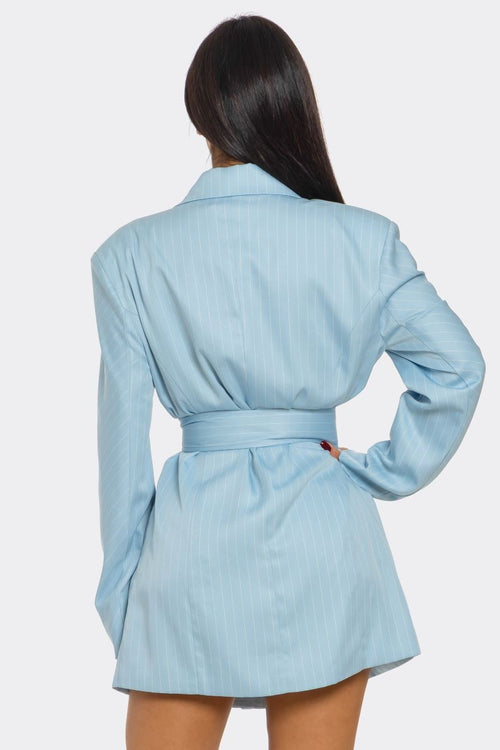 She's the Boss Blazer Dress | Blue (FINAL SALE)