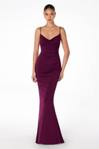 The Jessica Dress | Eggplant