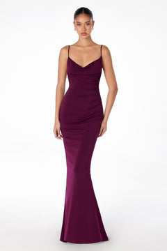 The Jessica Dress | Eggplant