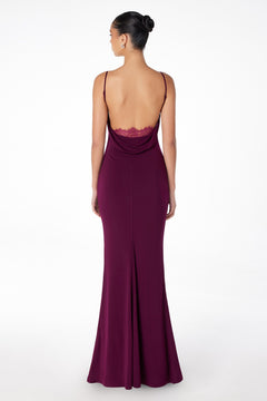 The Jessica Dress | Eggplant