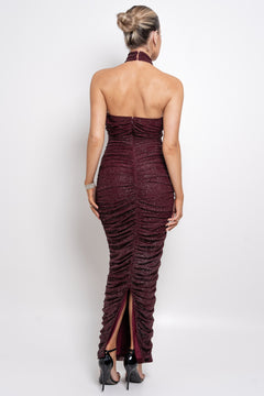 The Silia Dress | Wine