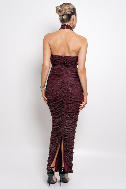 The Silia Dress | Wine