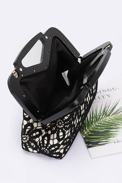 The Tahiti Clutch | Cream