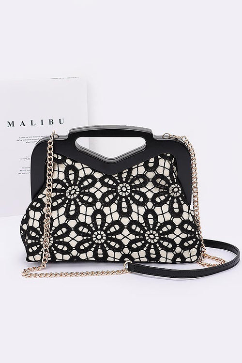 The Tahiti Clutch | Cream