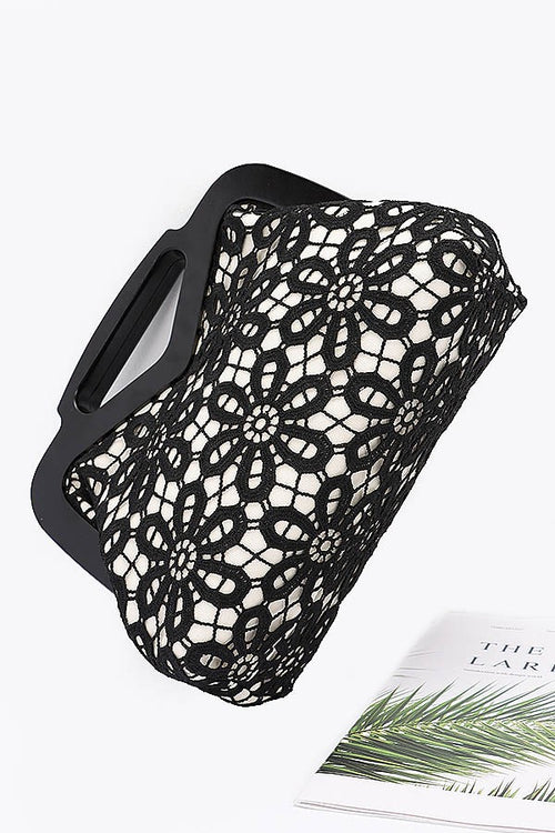 The Tahiti Clutch | Cream