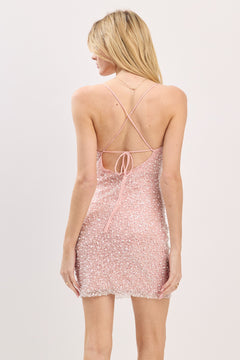 Sparkling beauty Dress | Pale Pink