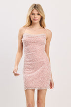 Sparkling beauty Dress | Pale Pink