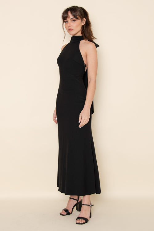 Blissful Bow Dress | Black