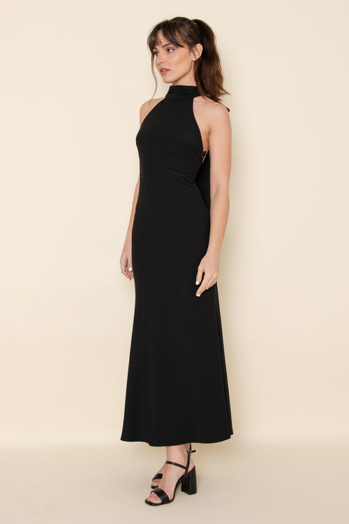 Blissful Bow Dress | Black