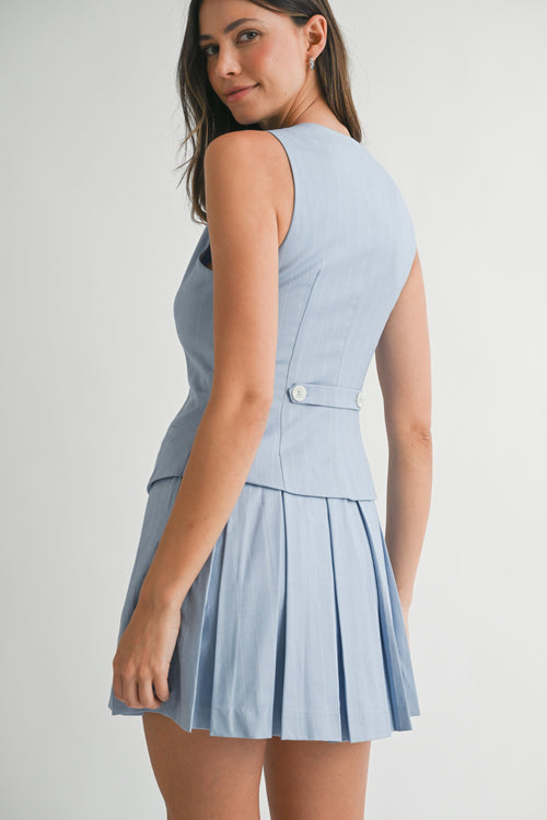 Naughty & Nice Dress | Blue