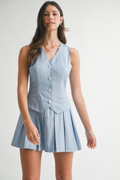 Naughty & Nice Dress | Blue