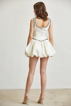Monaco Mini Dress | Ivory