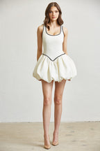 Monaco Mini Dress | Ivory