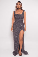 The Dinah Dress | Slate Gray