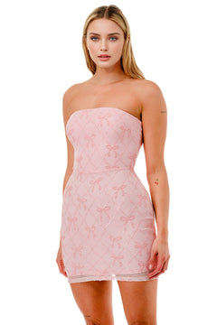 Bow Obsessed Dress | Pink