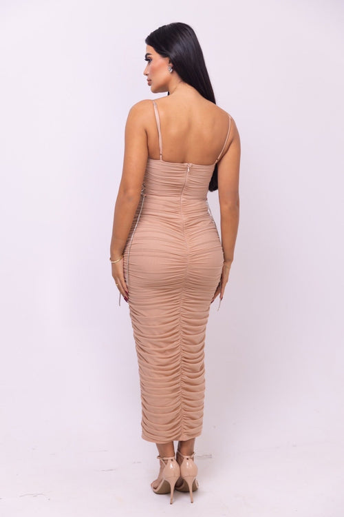 The Tatiana Dress | Nude