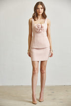 Tweed Crush Two-Piece Set | Blush