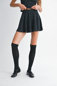 The Mandy Two-Piece Set | Black/Navy