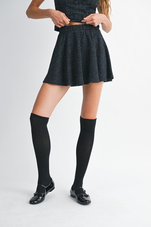 The Mandy Two-Piece Set | Black/Navy