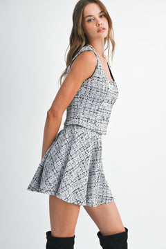 The Mandy Two-Piece Set | Black/Ivory