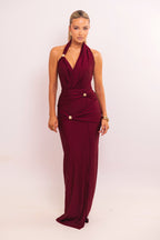 The Juana Dress | Burgundy