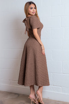 Sophisticated Woman Dress | Mocha