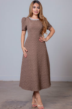 Sophisticated Woman Dress | Mocha