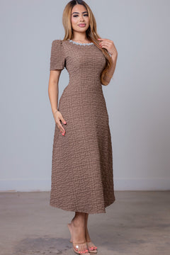 Sophisticated Woman Dress | Mocha